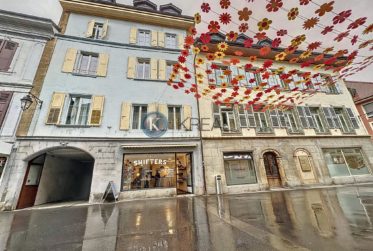Au coeur de la ville : Immeuble résidentiel et commercial
