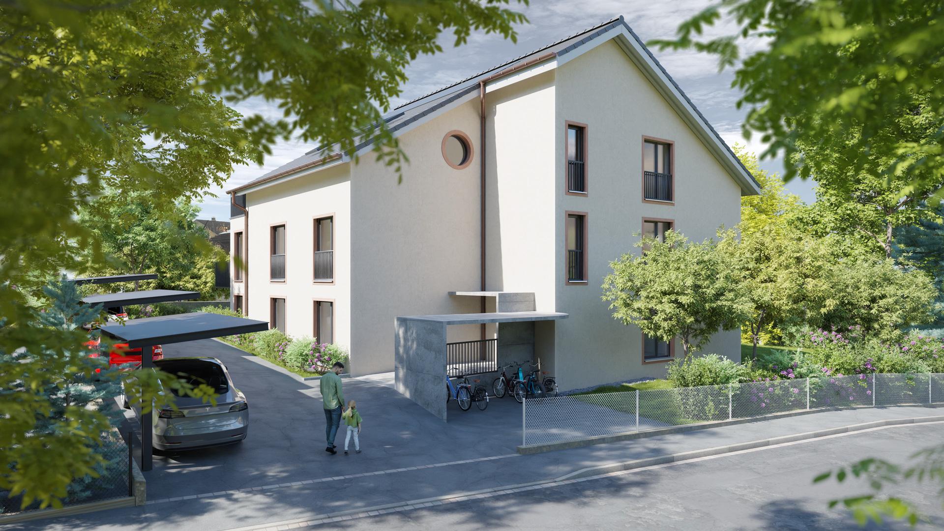 Lot 4 - Appartement de 3.5 pièces avec balcon au cœur d’un quartier paisible !