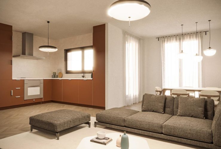 Spacieux appartement neuf de 4.5 pièces dans charmante maison villageoise rénovée