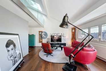 Magnifique duplex 5.5 pièces rénové avec goût : espace et lumière au rendez-vous !