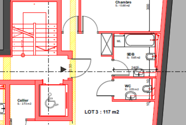 LOT 3 : Appartement de 3,5 pièces avec balcon et terrasse