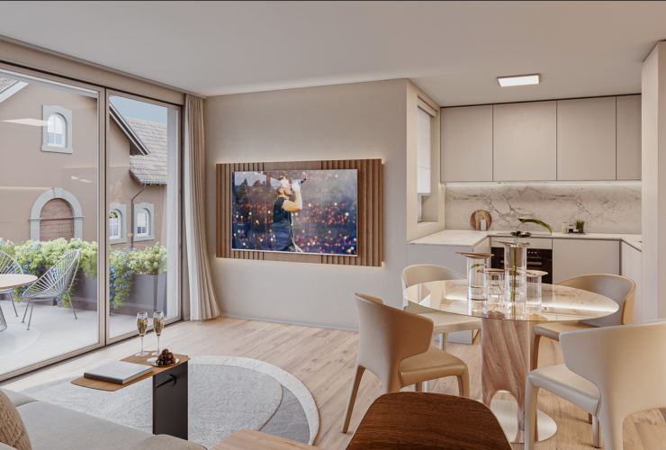 LOT 2 : Studio avec terrasse de 17 m²