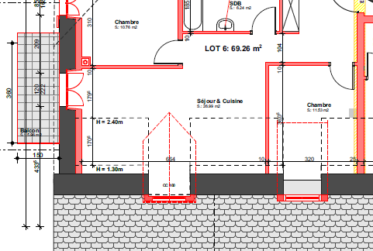 LOT 6 : Appartement de 3,5 pièces avec balcon