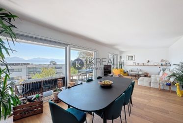 Cadre de vie privilégié : 4,5 pièces moderne avec balcon et vue exceptionnelle sur le lac
