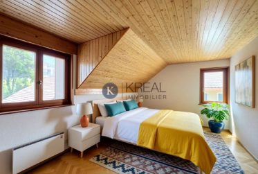 Cadre résidentiel recherché : villa de 5.5 pièces avec beaux volumes et jardin clôturé